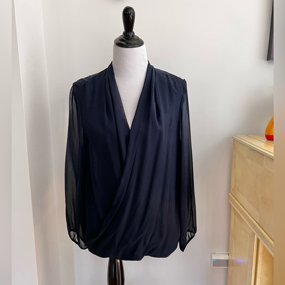 Amanda Uprichard wrap effect blouse - Picture 1 of 4